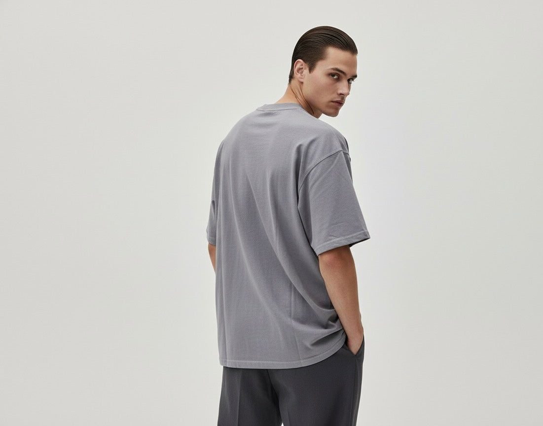 “Tiger eyes” Oversized drop shoulder T-shirt